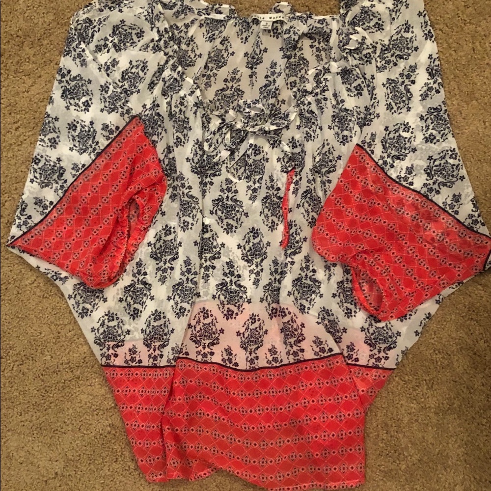 3/4 sleeve blouse
